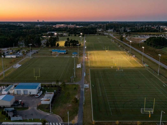 PAAC Gallery Football Fields Aerial View