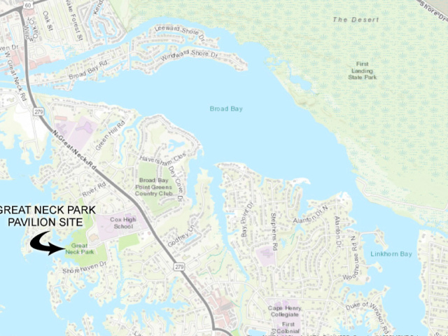 Great Neck Pavilion Map