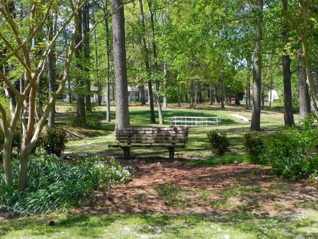Bayville Farms Gallery Park Bench
