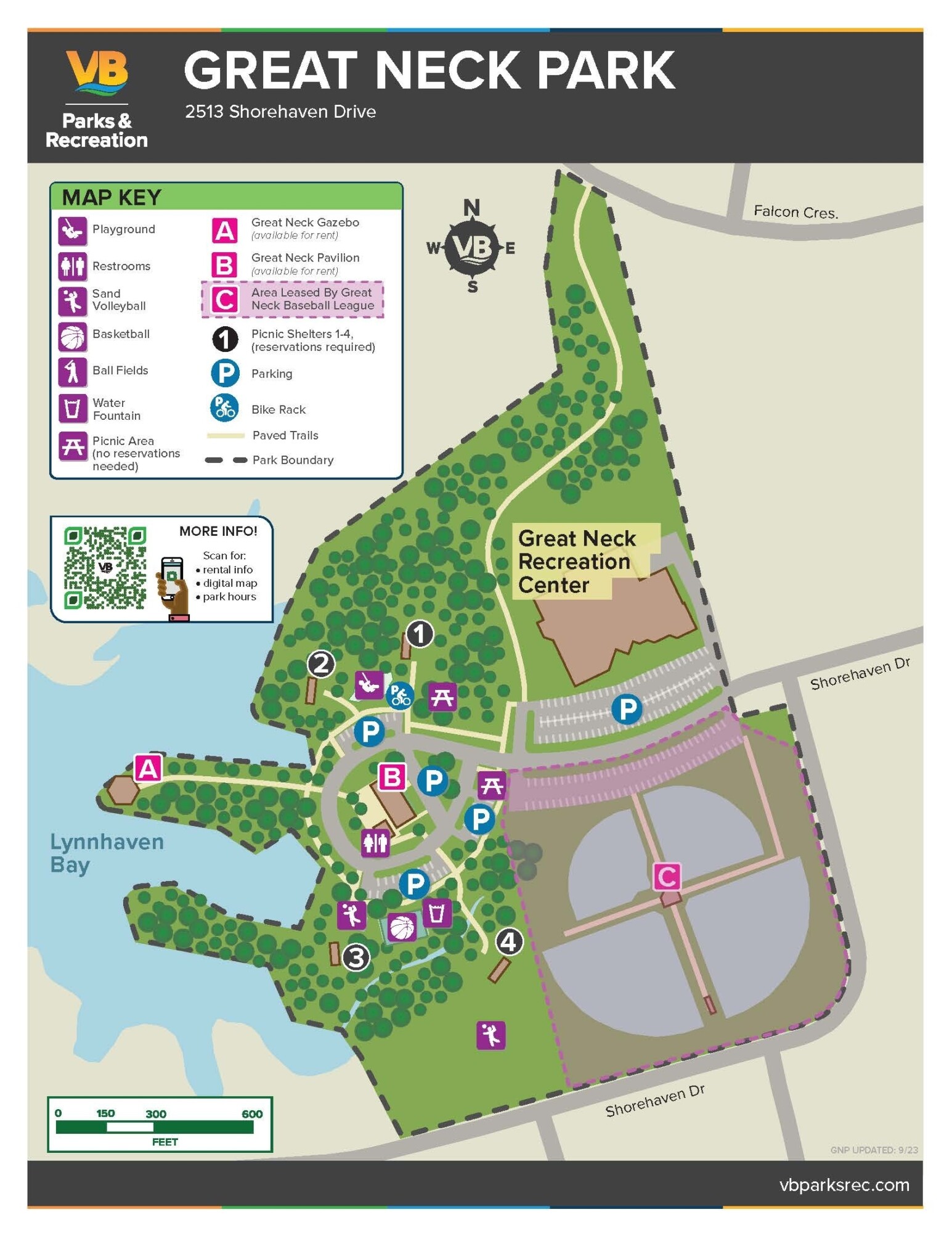 Great neck park map