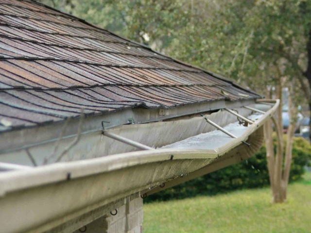 Bent Broken Gutter